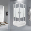 Madera 80 mélytálcás zuhanykabin 81x81x205 cm