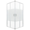 Madera 90x90 cm szögletes zuhanykabin tálca nélkül