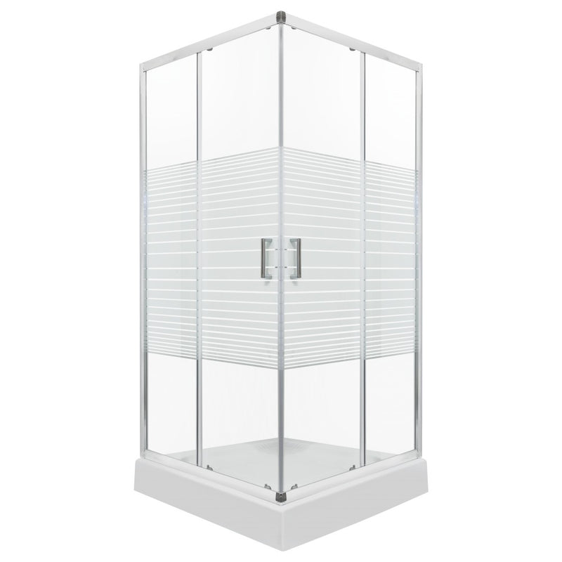 Madera 90 szögletes zuhanykabin tálcával 91x91x206 cm