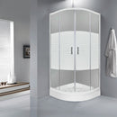 Madera 90 íves zuhanykabin tálcával 90x90x206 cm