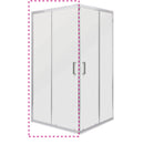 MALIBU SQ 90 ELEMENT zuhanyajtó