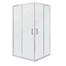 Malibu SQ 90x80 szögletes zuhanykabin zuhanytálca nélkül