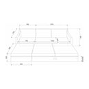 Malta kerti bútor garnitúra