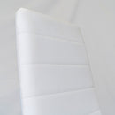 Tino NOVA Étkezőszék fehér textilbőr + fém - fehér