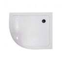 MEMPHIS100TALCABAL Memphis aszimmetrikus íves akril zuhanytálca 100x80x13 cm balos