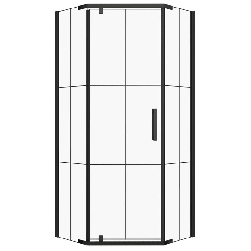 Metro szögletes nyílóajtós zuhanykabin 90 cm