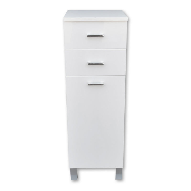 Viva STYLE fürdőszobai ÁLLÓSZEKRÉNY 100 szennyestartós - 2 fiók - 35 x 33 x 100 cm