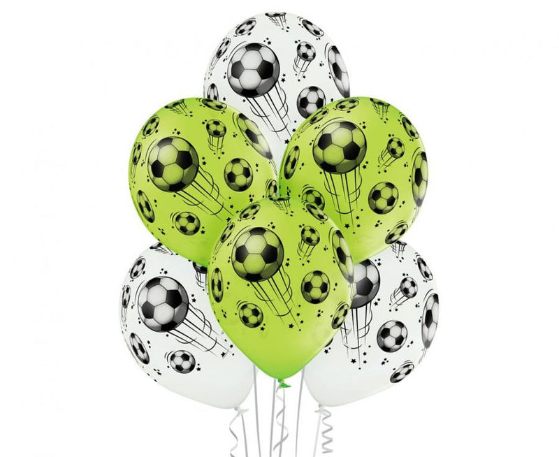 Football, Focis léggömb, lufi 6 db-os 12 inch (30 cm), J-MLG003314