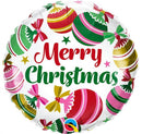 Karácsonyi Ornaments fólia lufi 46 cm, J-MLG014901