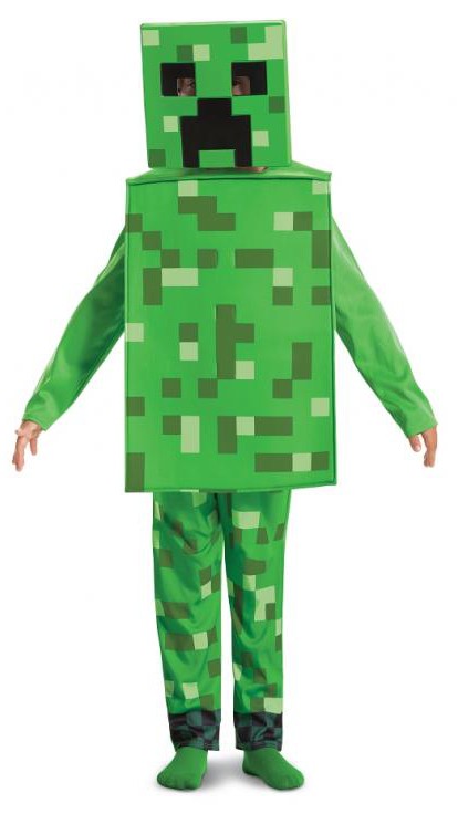 Minecraft Creeper jelmez 7-8 év, J-MLG020085