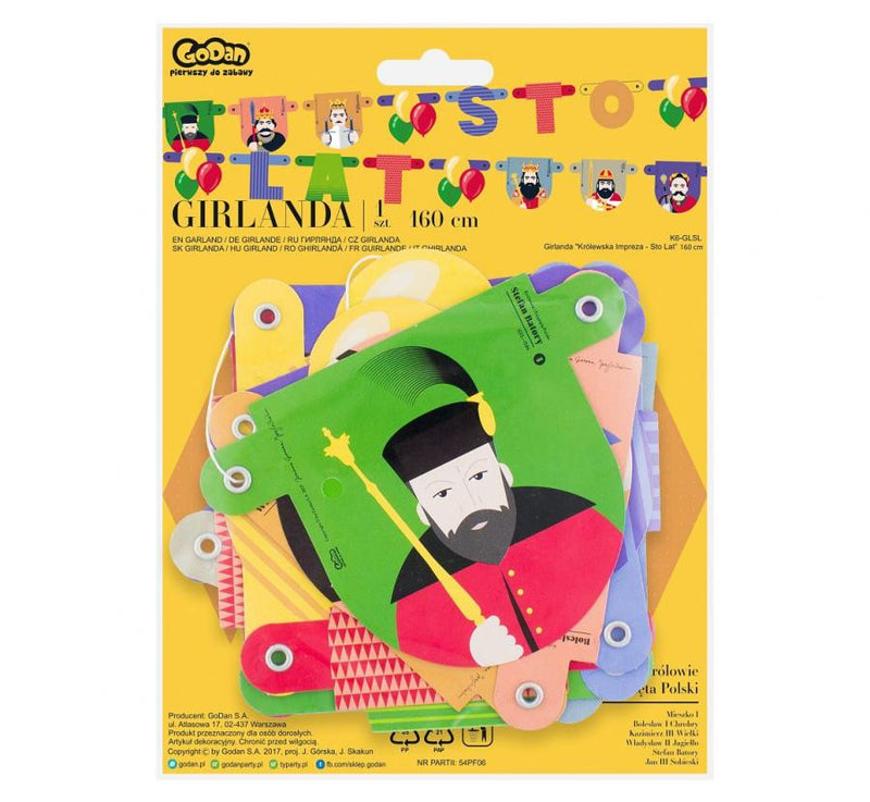 Királyok Royal Sto Lat papír felirat 160 cm, J-MLG104424