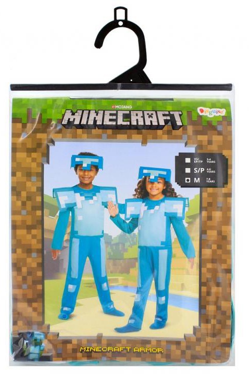 Minecraft Armor jelmez 4-6 év, J-MLG115781
