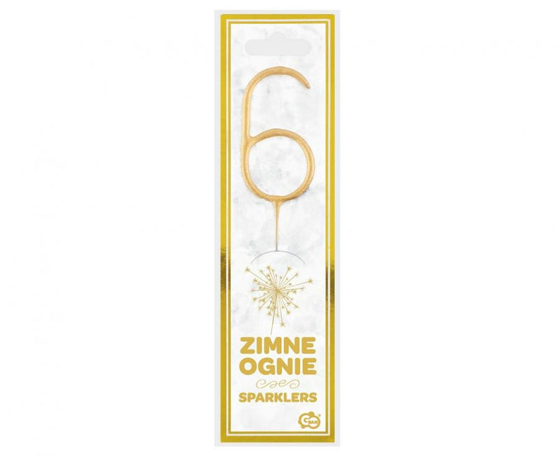 Arany Gold 6-os csillagszóró 17 cm, J-MLG123135