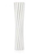 Fehér White papír szívószál 12 db-os, J-MLG125887