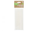 Fehér White papír szívószál 12 db-os, J-MLG125887
