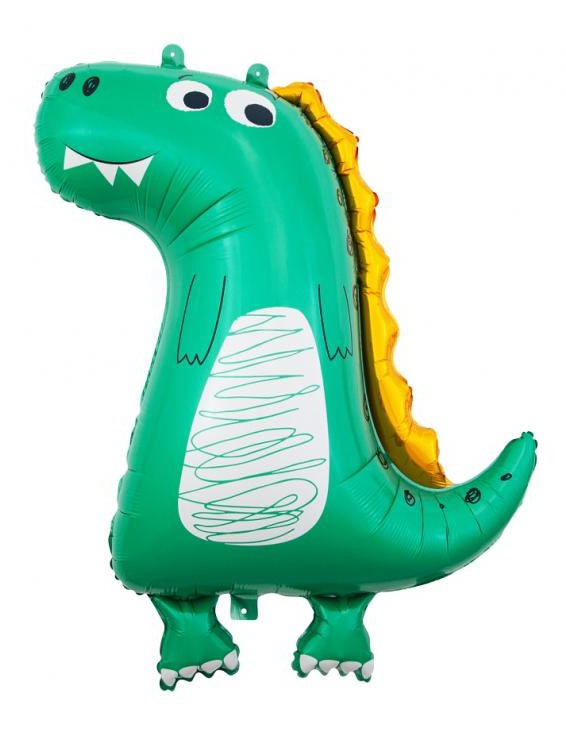 Dinoszaurusz Green fólia lufi 70 cm, J-MLG127119