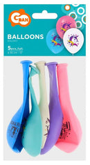 Unikornis Spell léggömb, lufi 5 db-os 12 inch (30cm), J-MLG130683