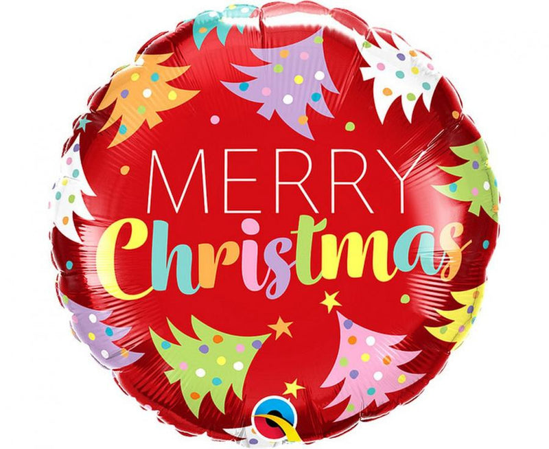 Merry Christmas Red, Karácsonyi fólia lufi 46 cm, J-MLG150217