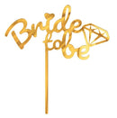 Lánybúcsú Bride to be torta dekoráció 16x15cm, J-MLG164220