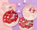 Szerelem Love Is In The Air Red papírtányér 6 db-os 18 cm, J-MLG165593
