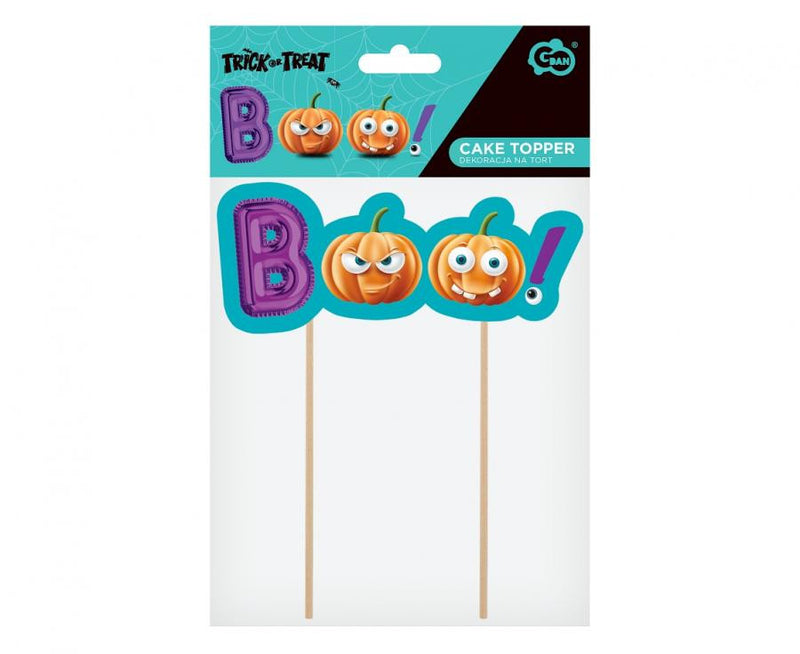 Halloween Boo torta dekoráció 18 cm, J-MLG166392