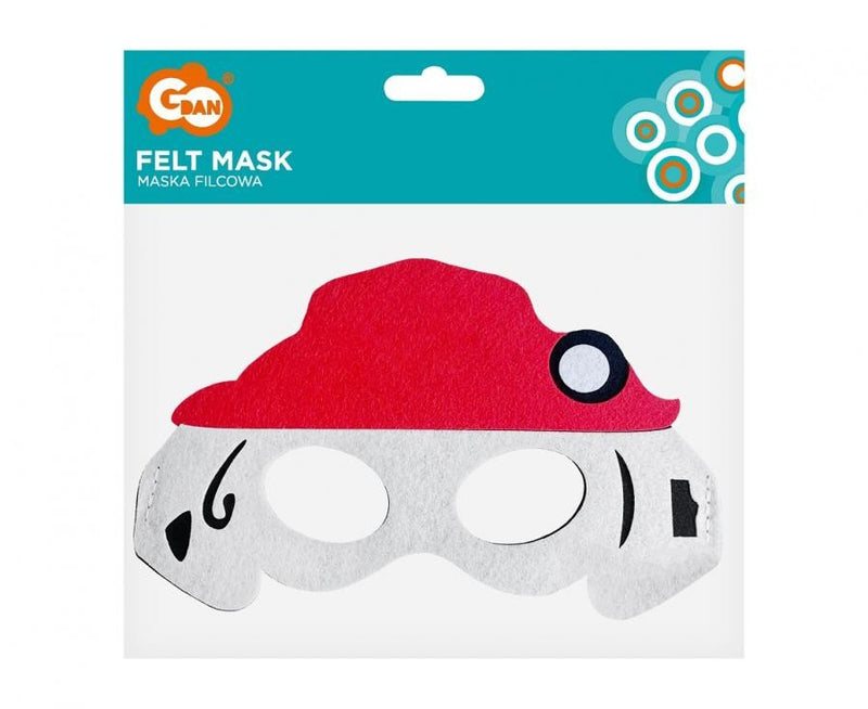 Kutyás Dog Brigade Firefighter filc maszk 20 cm, J-MLG167191