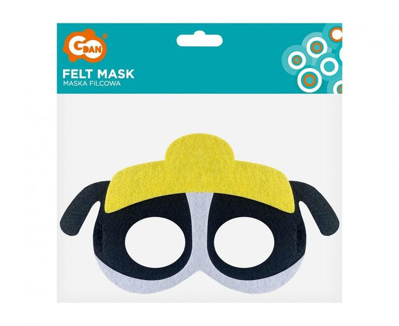 Kutyás Dog Brigade filc maszk 18 cm, J-MLG167412