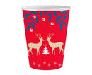 Karácsonyi Let It Snow papír pohár 6 db-os 250 ml, J-MLG168990