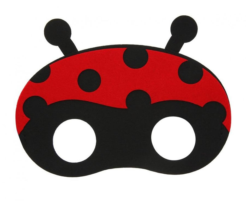 Katicabogár Ladybug filc maszk 18,5 cm, J-MLG171174