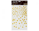 Fehér White Gold Dots fólia asztalterítő 137x183 cm, J-MLG173154