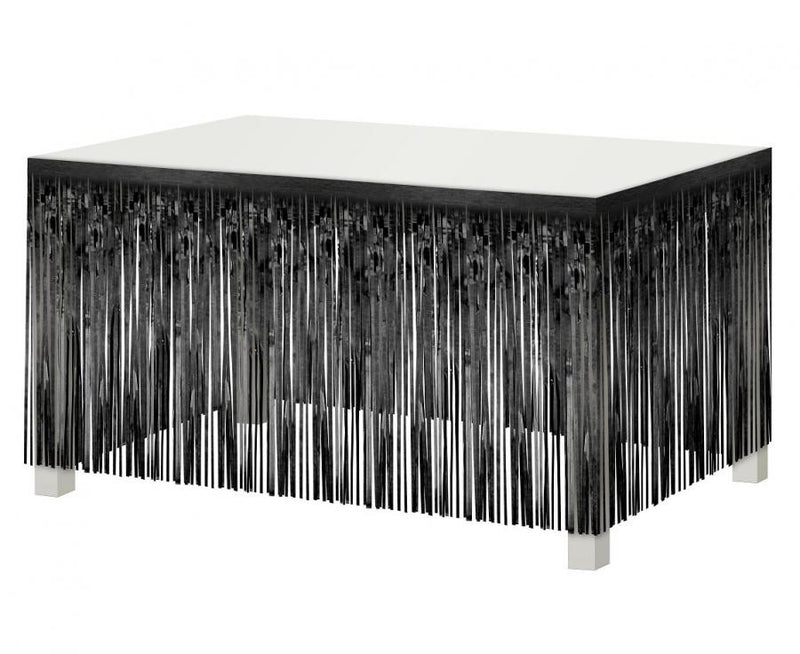 B&C Black, Fekete asztali dekoráció 300 cm, J-MLG173277