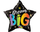 Dream Big Rainbow, Csillag fólia lufi 46 cm, J-MLG174251