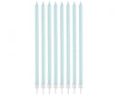 Pearly Light Blue, Kék tortagyertya, gyertya szett 8 db-os, J-MLG176094