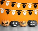 Halloween Szellem Black papír girland 360 cm, J-MLG187243