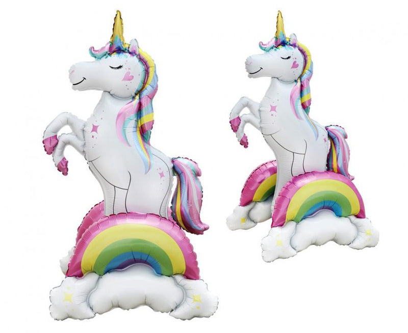 Unikornis 3D Rainbow fólia lufi 94 cm, J-MLG192599