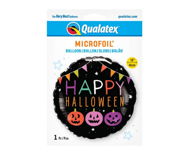 Happy Halloween Pumpkins fólia lufi 46 cm, J-MLG232982