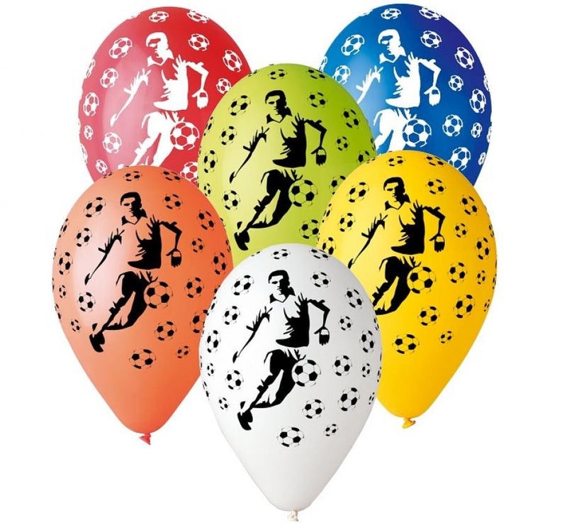 Focis Soccer léggömb, lufi 5 db-os 12 inch (30 cm), J-MLG303940