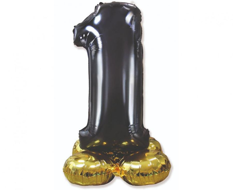 Gold, Arany léggömb tartó 90 cm (WP), J-MLG314281