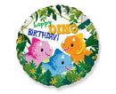 Happy Birthday Dino, Dinoszaurusz fólia lufi 46 cm (WP), J-MLG314847