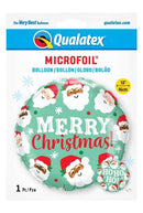 Karácsonyi Santas fólia lufi 46 cm, J-MLG315601