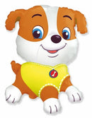 Kutyás Bulldog fólia lufi 36 cm (WP), J-MLG321159