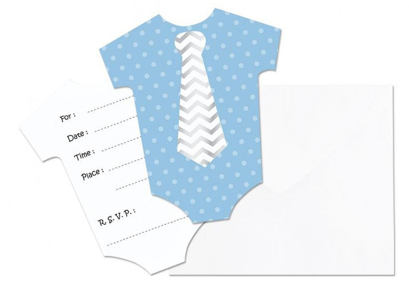 Kék Little Boy meghívó 6 db-os, J-MLG632177