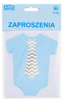 Kék Little Boy meghívó 6 db-os, J-MLG632177