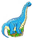 Dinoszaurusz Blue fólia lufi 36 cm (WP), J-MLG967653