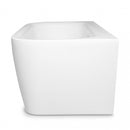 MONA egyenes fürdőkád - fényes fehér