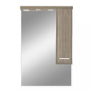 Nerva 65 cm-es tükrös felsőszekrény, Rauna szil