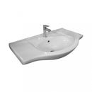 Nerva 85 cm-es bútorhoz alsószekrény, mosdóval, Sonoma tölgy