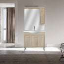 Nerva 85 cm-es bútorhoz alsószekrény, mosdóval, Sonoma tölgy