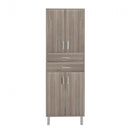 Nerva 60 magas szekrény 4 ajtóval, 2 fiókkal, rauna szil