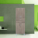 Nerva 60 magas szekrény 4 ajtóval, 2 fiókkal, rauna szil